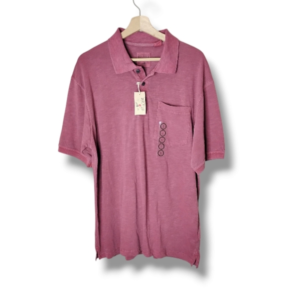 NWT RedHead Golf Polo Men’s L Classic Fit Oxblood Bass Pro Casual - Picture 1 of 8